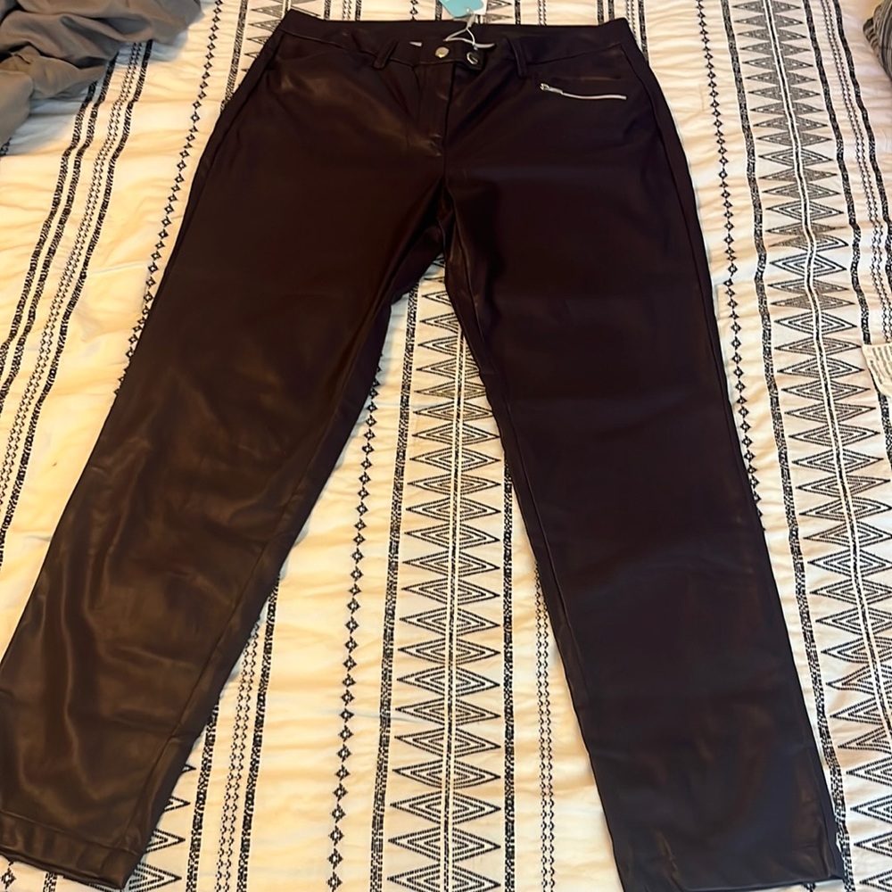 Purple Pleater Golf Pants NWT by N Vo